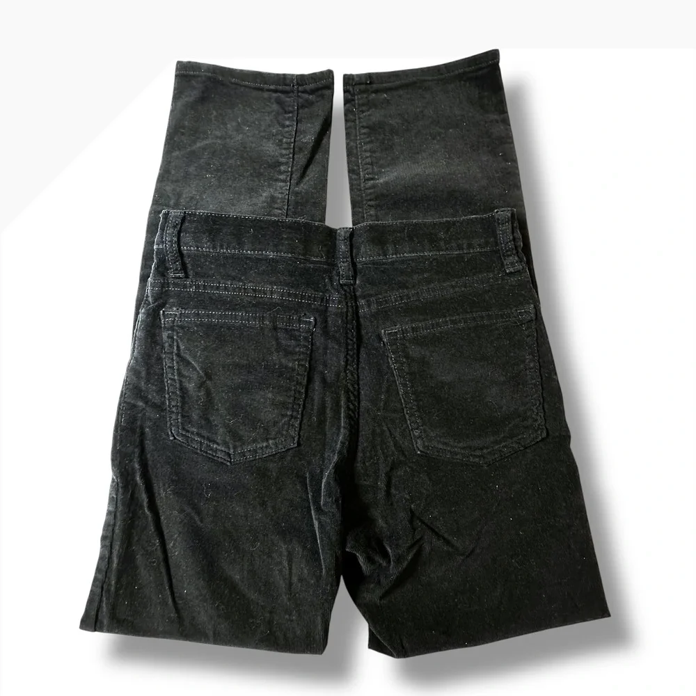 Old Navy Karate Slim Black‎ Corduroy Pants Adjustable Waist Kids Size 12